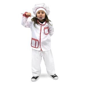 Master Chef Kids Halloween Costume Boys Girls Age 5-6 New Cooking Food Party